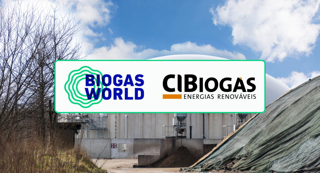 Graphic - Banner for BiogasWorld and CIBiogas' article about CiBiogas' 10 years of experience in the Brazilian biogas market.