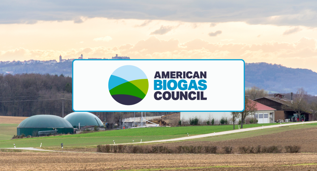 Visual - Banner for American Biogas Council's press release.