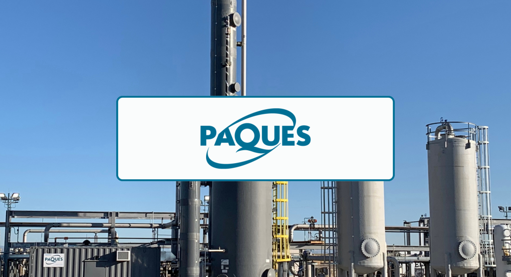 Graphic Banner for Paques' article about their Gas desulfurization technology.