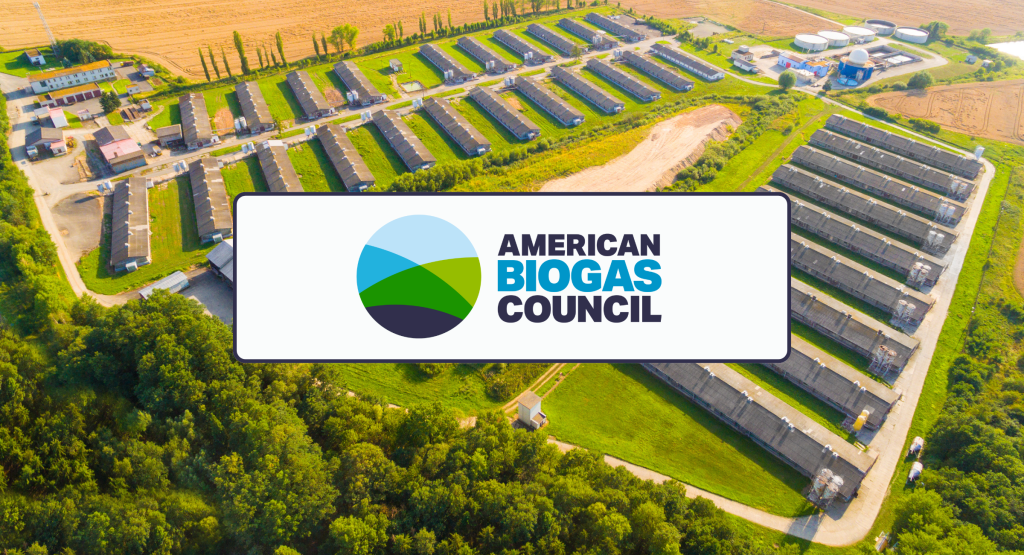 Graphic - Banner for the article written by Ryan Hart about Biogas America 2024's success.