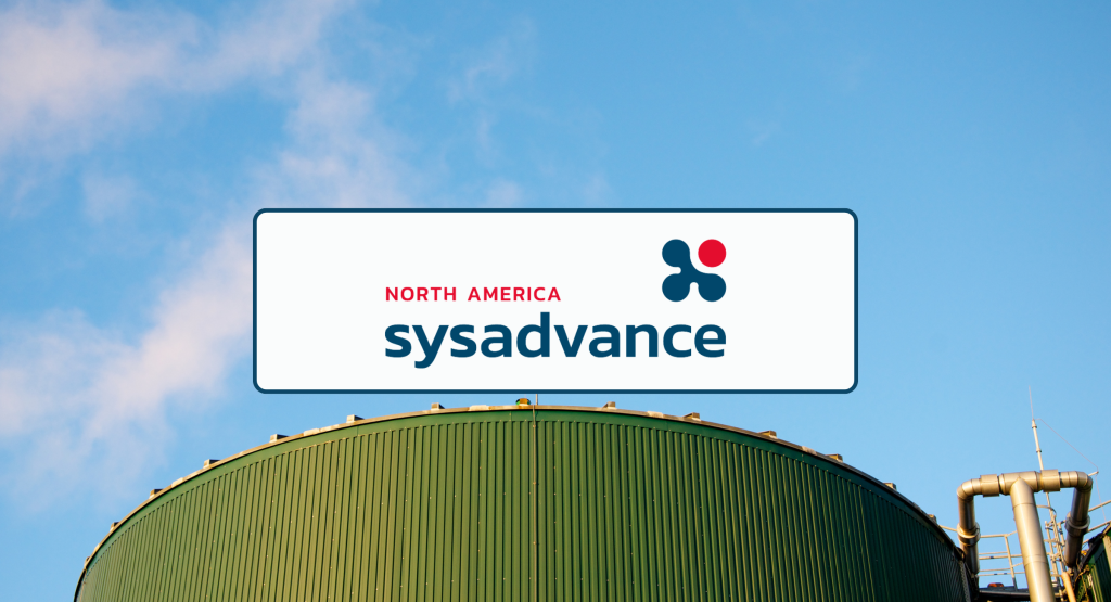 Graphic - Banner for Sysadvance's article about biogas safety.