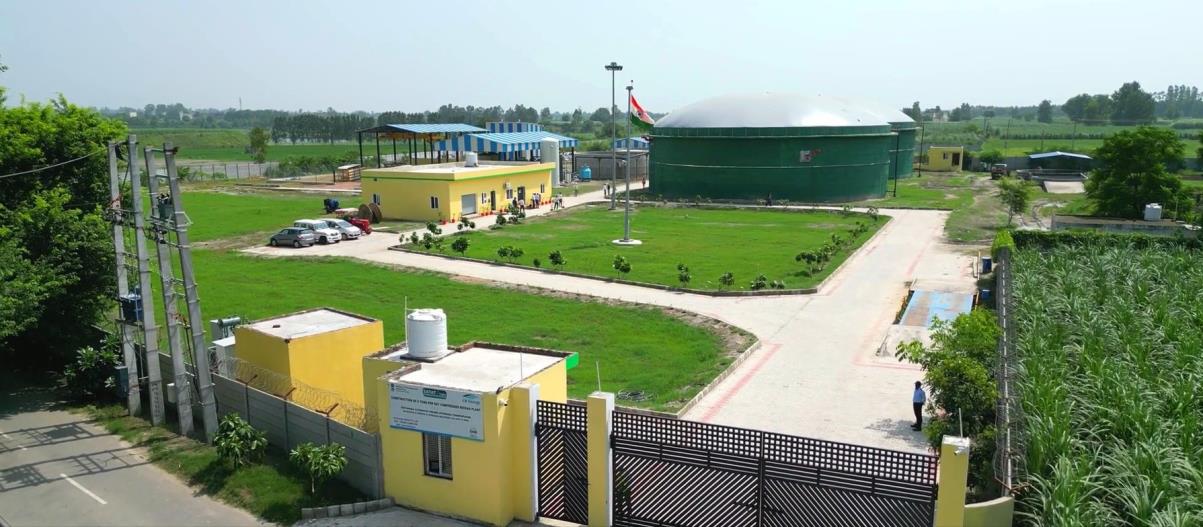 Visual - LR Energy's office and biogas plants.