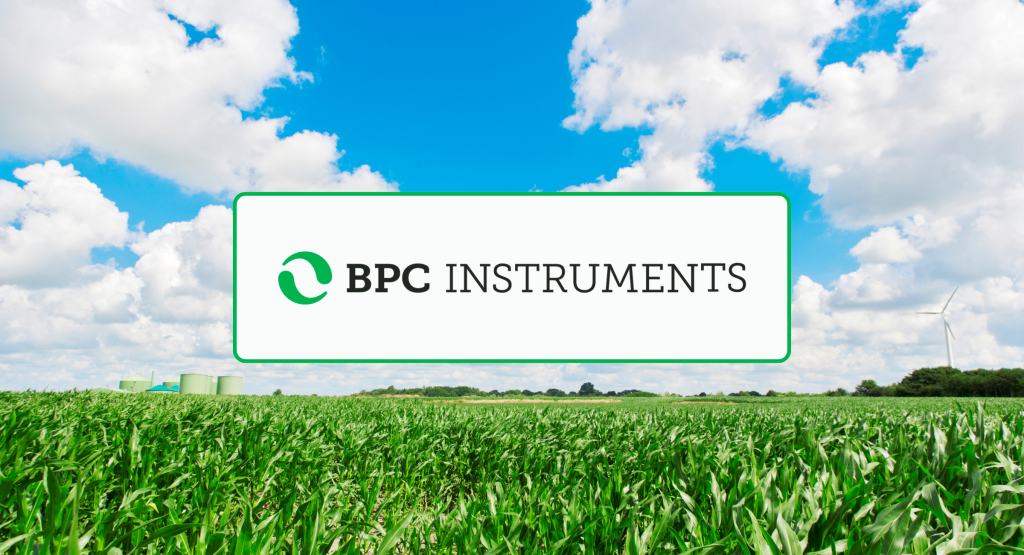 Graphic - Banner for BPC's press release about their new agreement for biogas production.