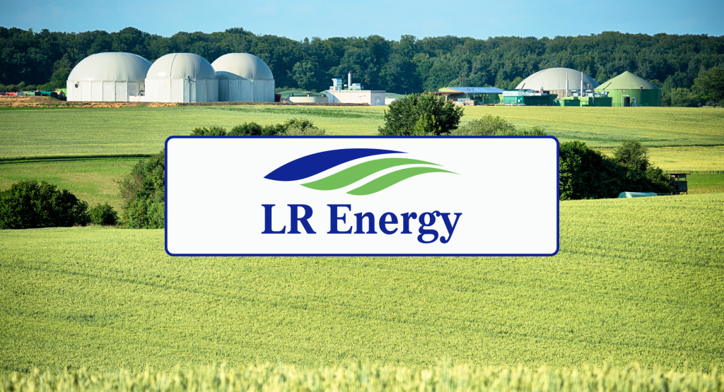 Graphic - Banner for LR Energy's article about the bio-cng development in India.