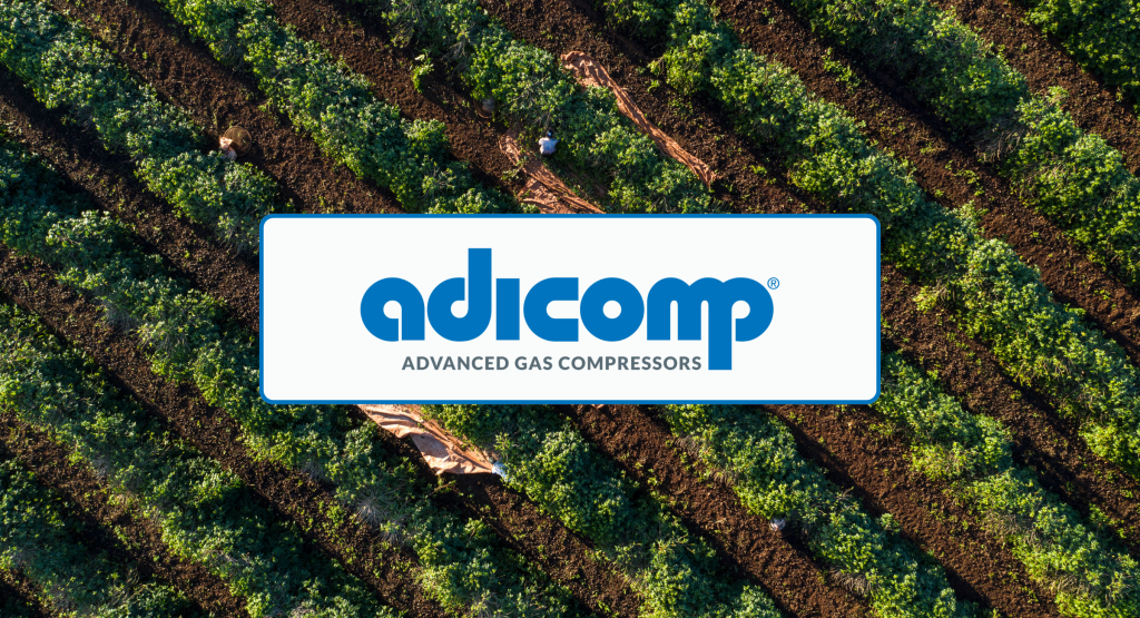 Graphic - Banner for Adicomp's press release about their new branch in Brazil.