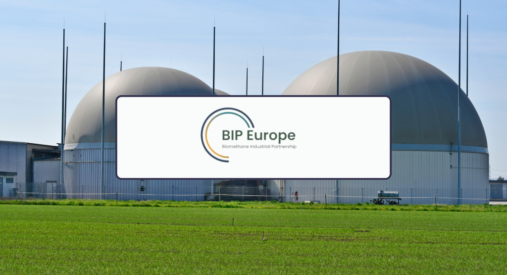 Graphic - Banner for BIP Europe's press release about their new report on the biomethane grid injection optimization cost.