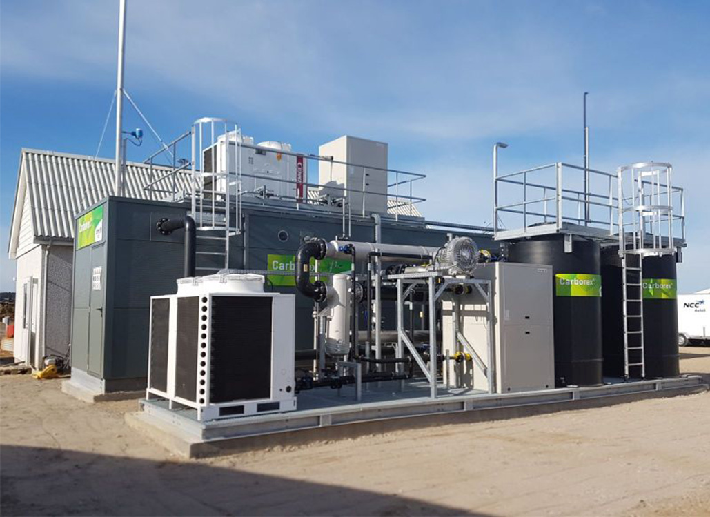 Image - Usine de purification de biogaz de DMT Clear Gaz Solutions.