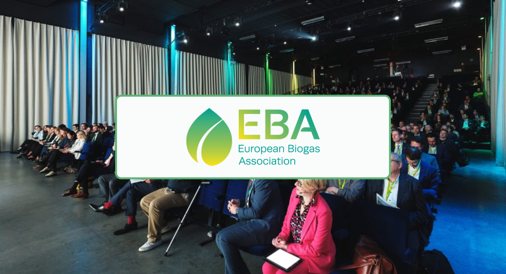 Graphic - Banner for the press release about European Biogas Week made by the European Biogas Association.