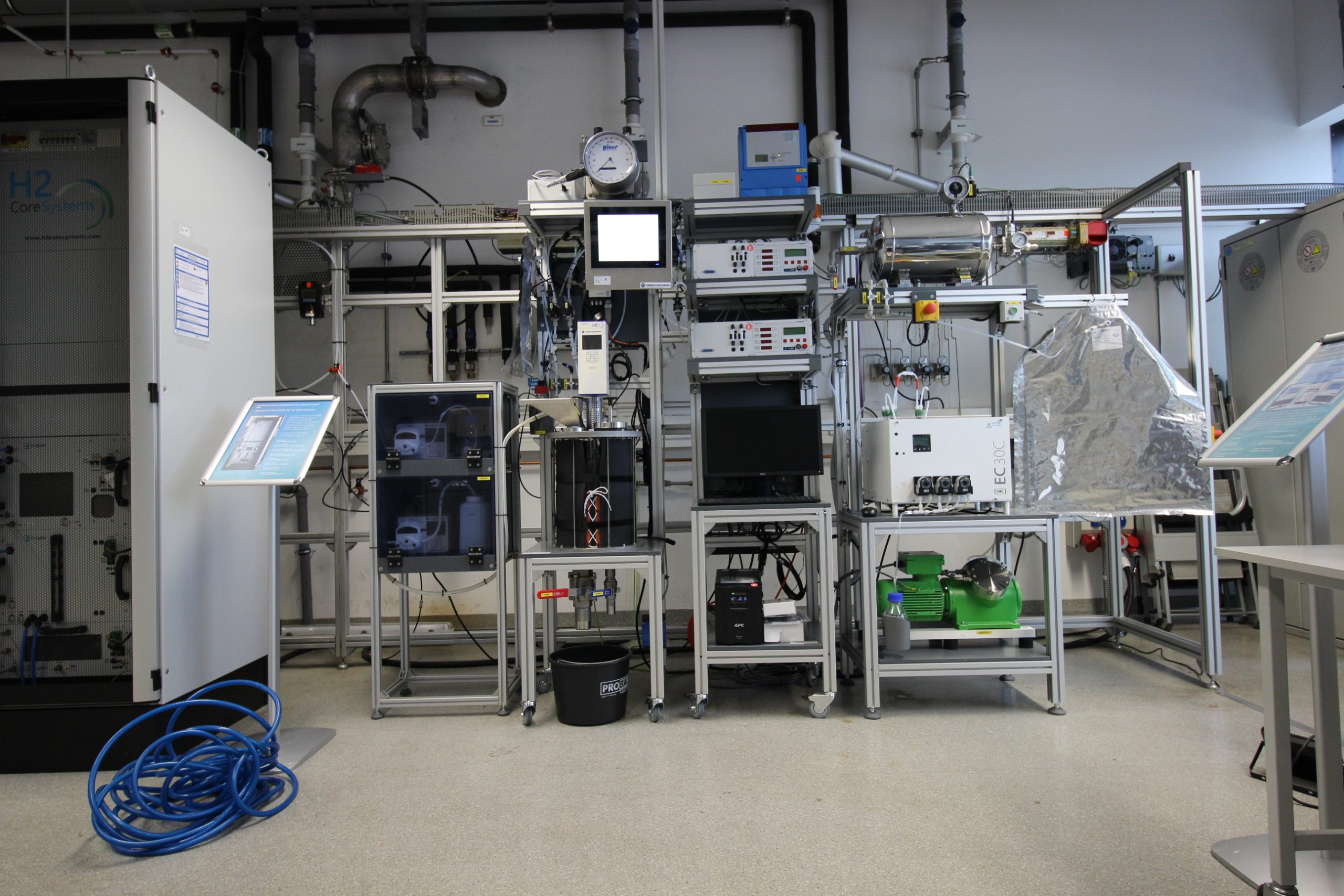 Picture - UIT's dark fermentation plant BtP2-Control.