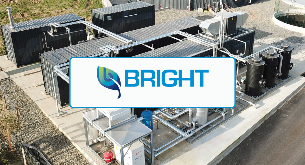 Graphic - Banner for Bright Renewables' article about their upgrading technology in Italy.