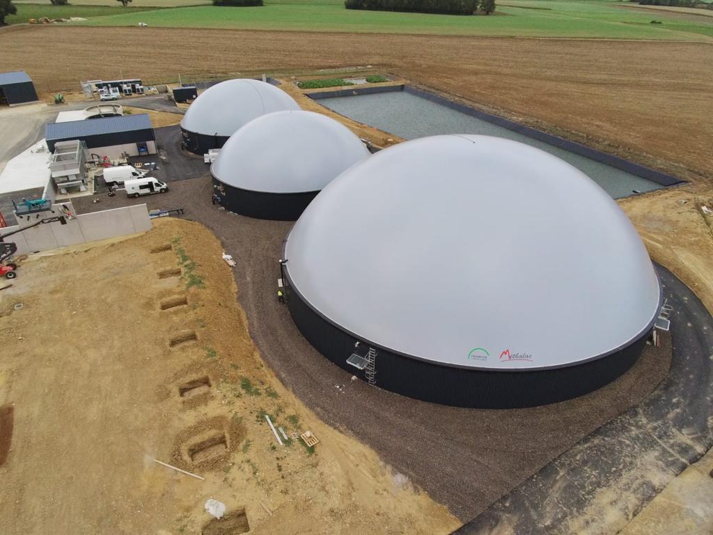 Picture - Methalac's biogas plant.