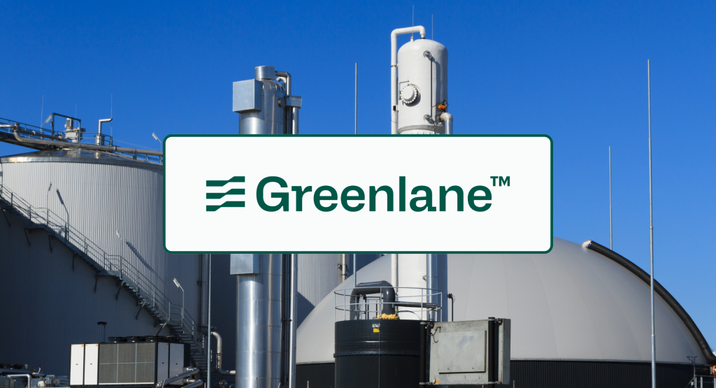 Graphic - Banner for Greenlane Renewables' press release.