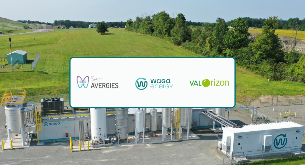 Graphic - Banner for Waga Energy's press release.