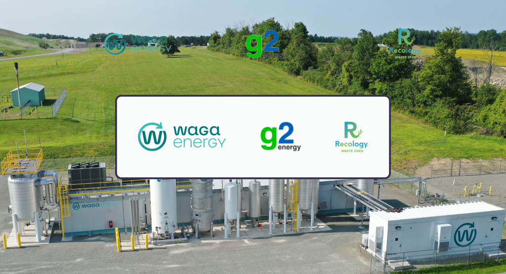 Graphic - Banner for Waga Energy's press release.