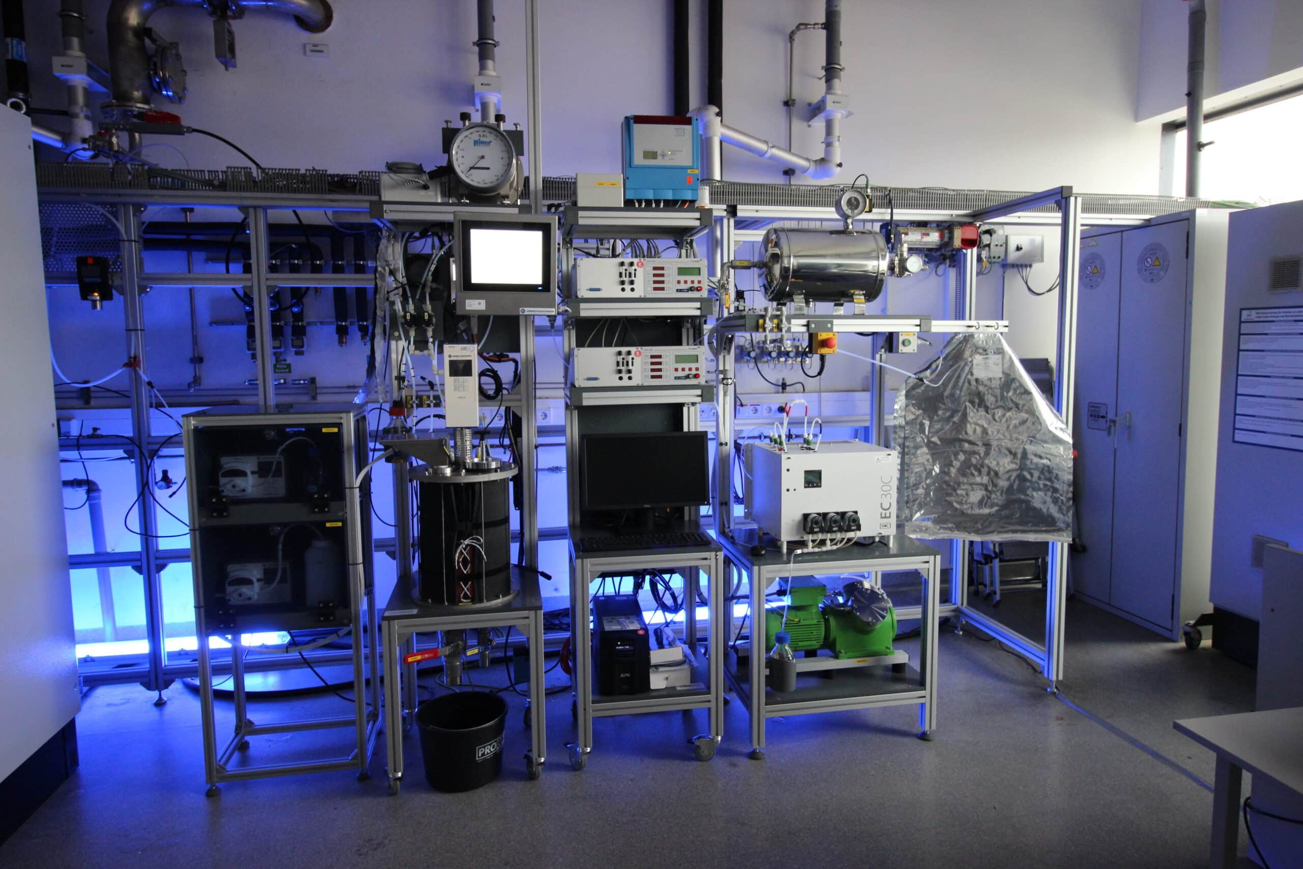 Picture - UIT's dark fermentation plants.