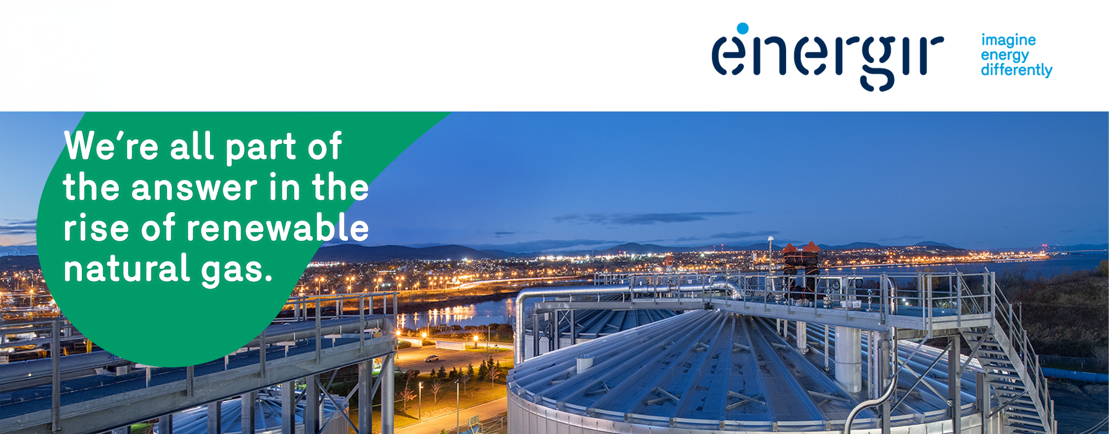 Promo - Énergir's banner.