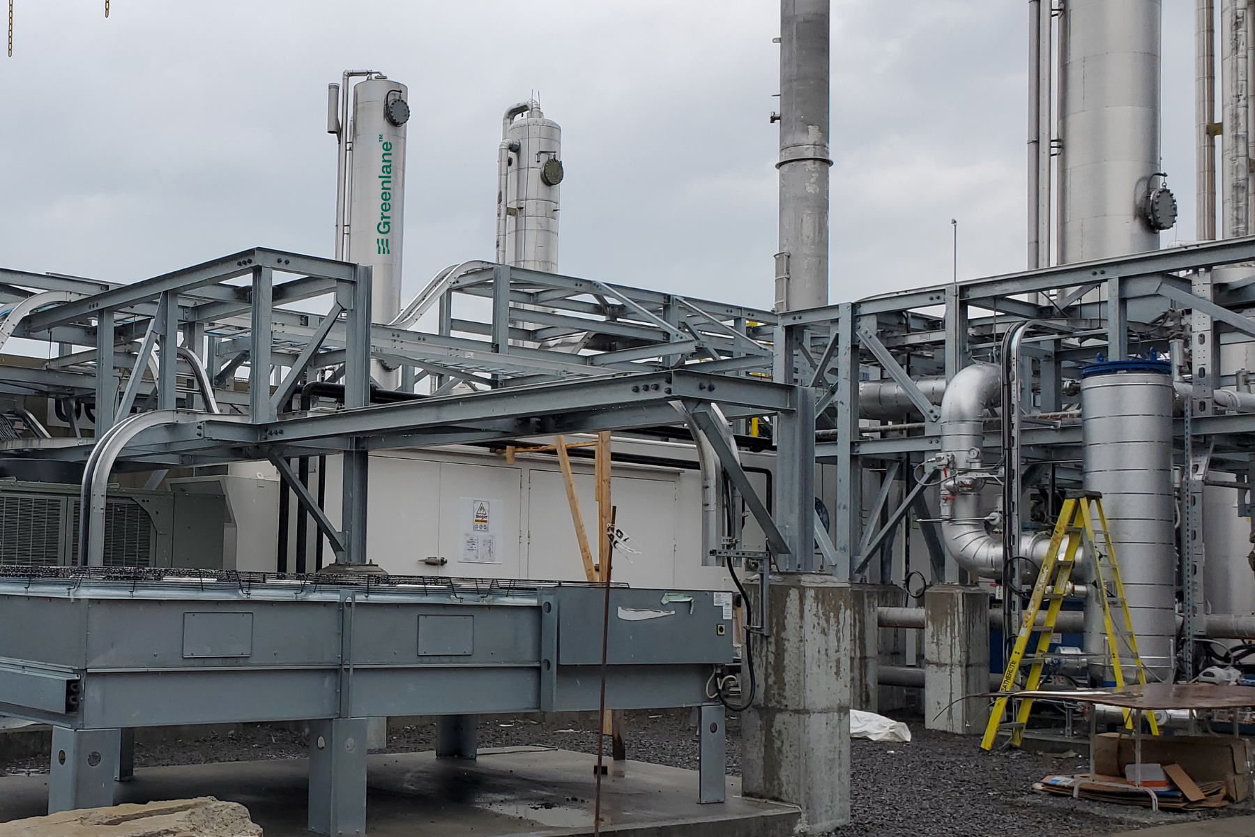 Picture - Greenlane Renewables' tanks.
