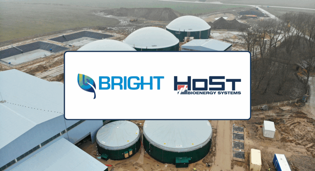 Picture - Banner for Bright Renewables and HoSt Group's article in the European Biogas Magazine.