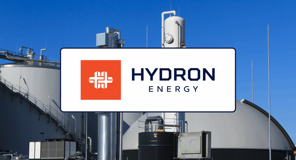 Picture - Banner for Hydron Energy's article for the European Biogas Magazine.