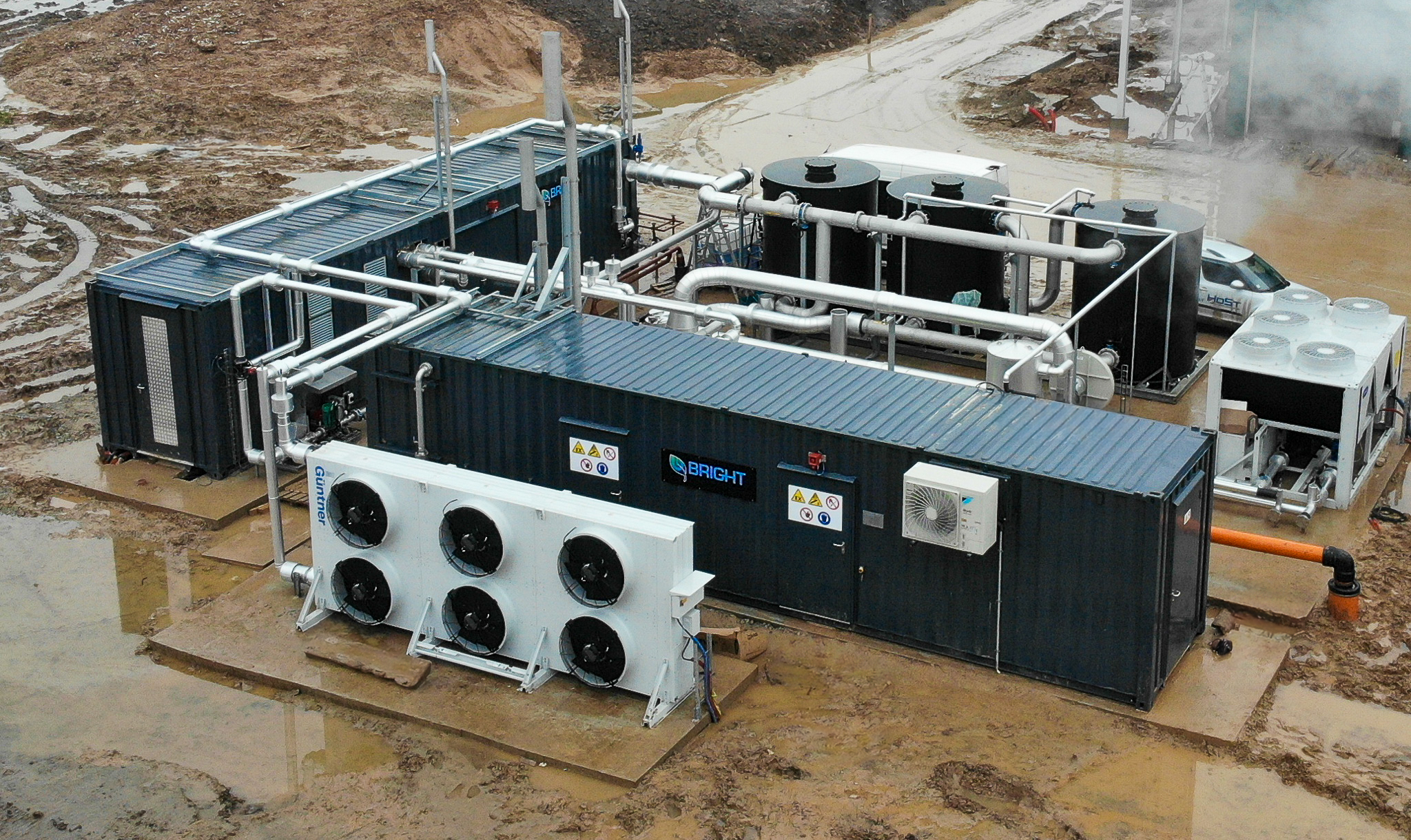 Picture - Bright Renewables and HoSt Group's biogas plant.