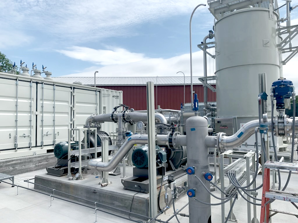 Picture - Adekom's anaerobic digestion facility.