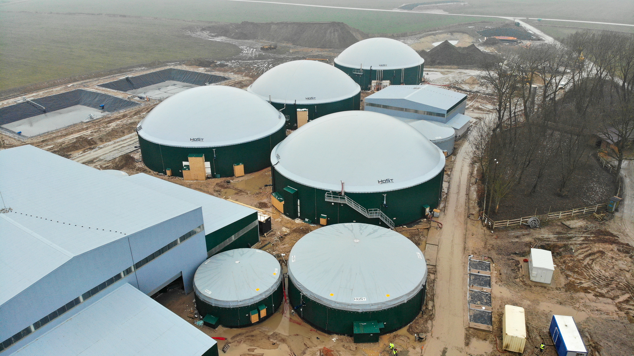 Picture - Bright Renewables and HoSt Group's biogas plant.