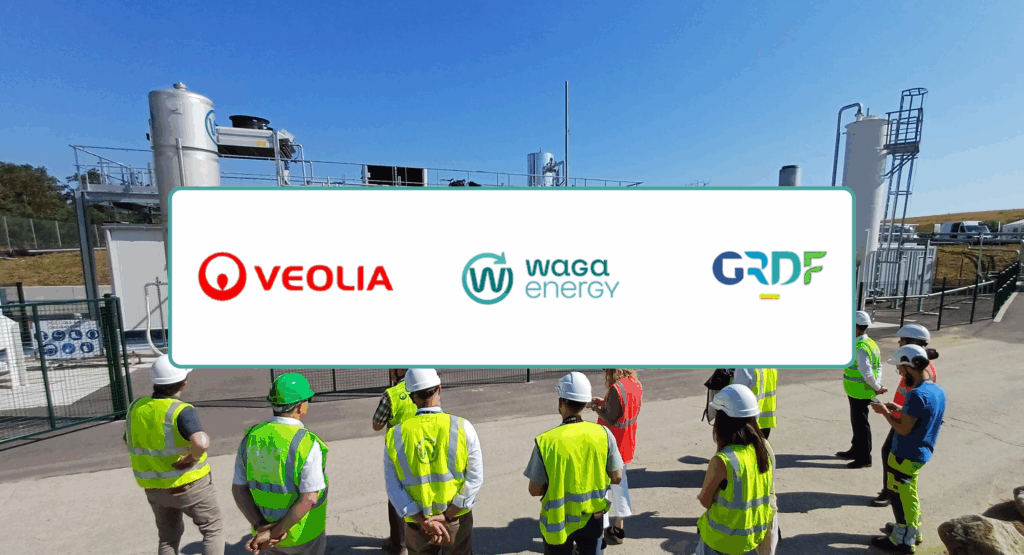 Picture - Banner for Waga Energy, Veolia and GRDF's press release.