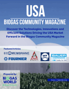 Cover of the 2025 Biogas Community Magazine- USA edition