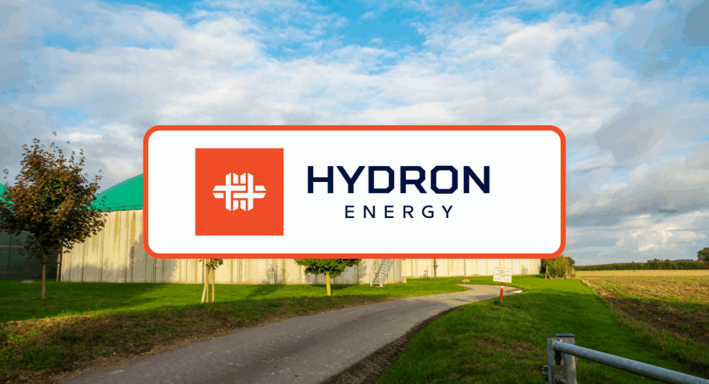Picture - Banner for Hydron Energy's press release.