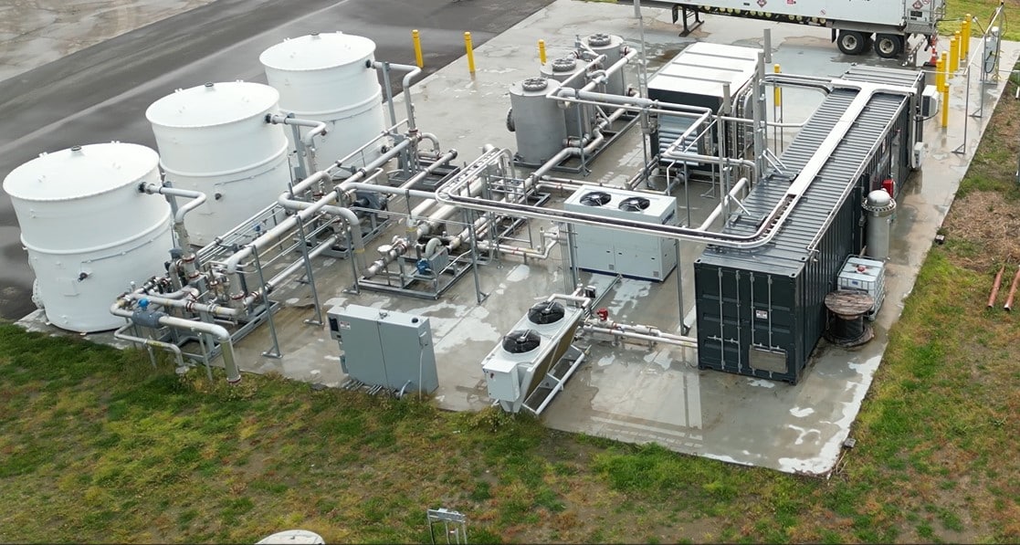 Picture - Arial plan of Host Group's biogas site.