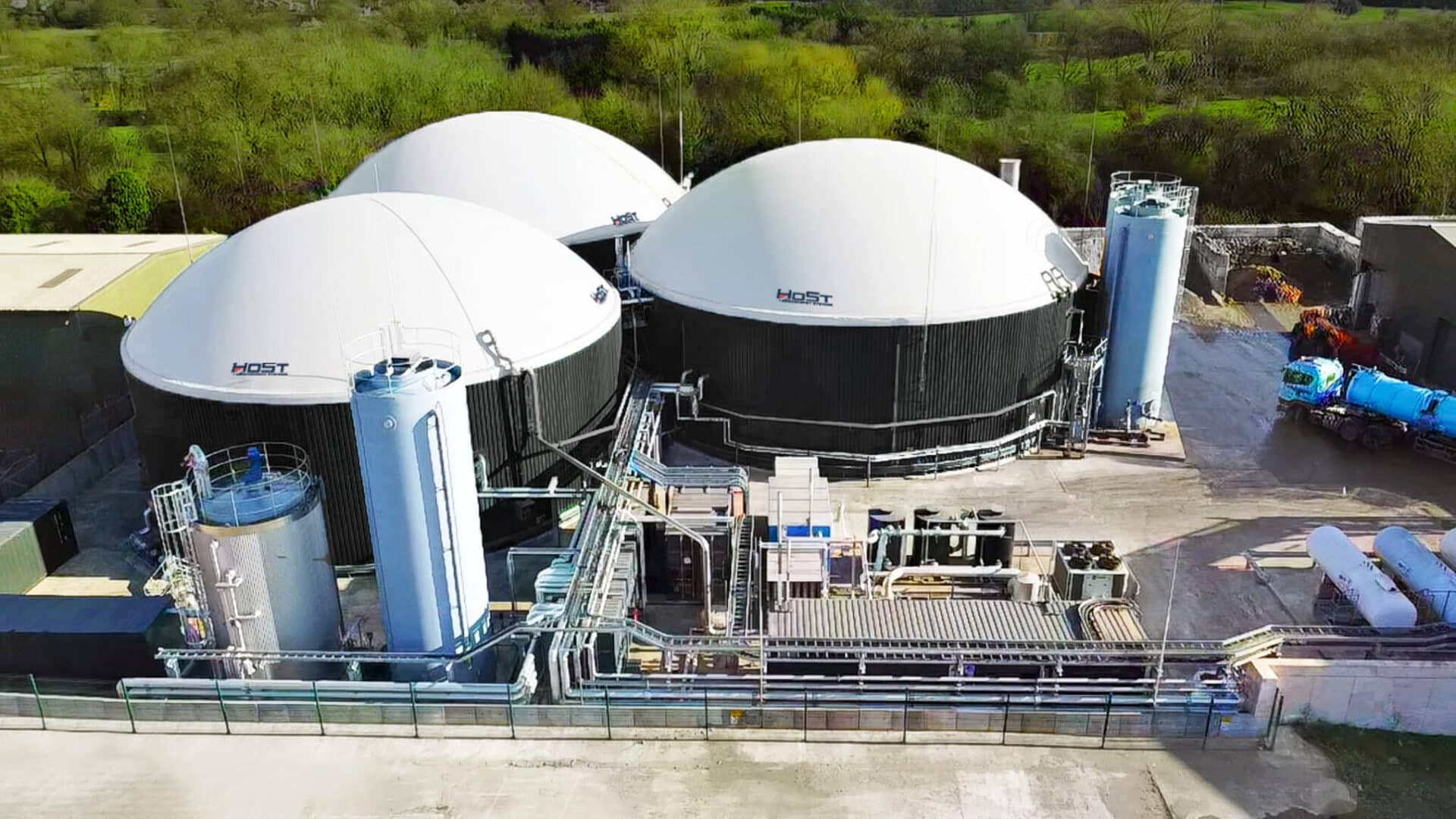 Picture - Organic Waste Digester Plant.