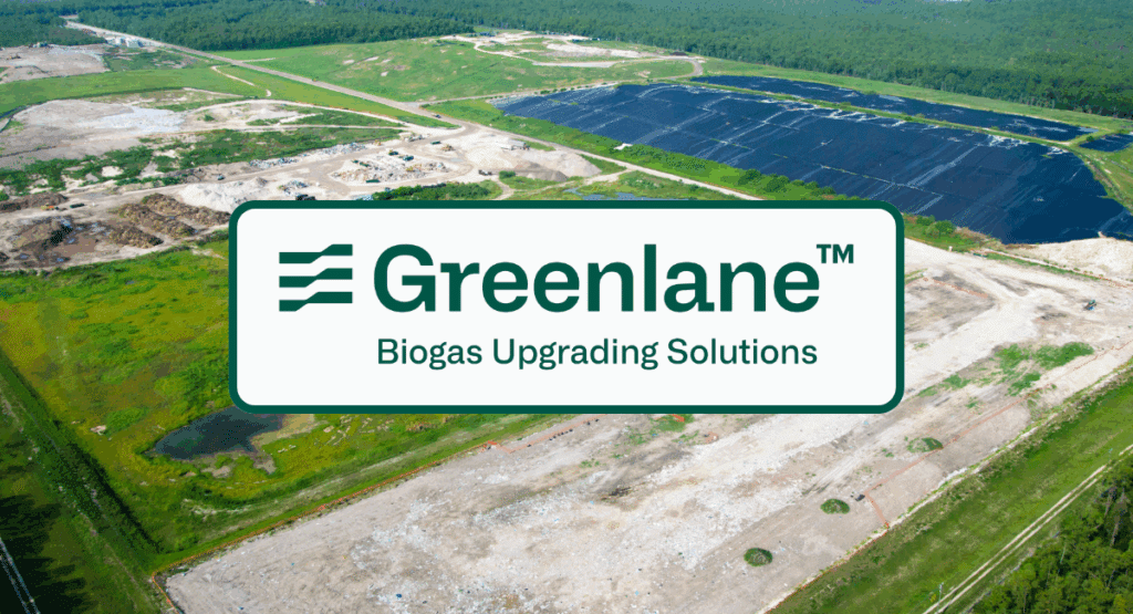 Picture - Banner for Greenlane Renewables' press release.